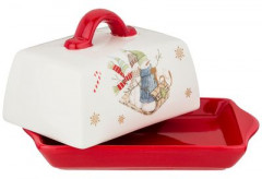 Маслёнка с крышкой «Зимняя забава» - Фото 3