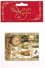 Магнит «Бокалы и часы» - Фото 1