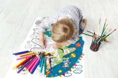 Плакат-раскраска «Волшебная Новогодняя история» - Фото 3