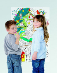 Плакат-раскраска «Волшебная Новогодняя история» - Фото 2