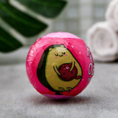 Бомбочка для ванны с ягодным ароматом «АвокатО» - Фото 1