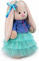 Игрушка мягкая «Зайка Ми в юбке и джинсовой курточке» - Фото 1