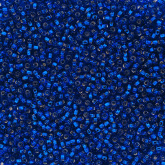 Бисер прозрачный с серебристым центром - Фото 1