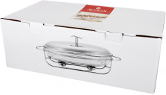 Мармит с крышкой на подставке - Фото 2