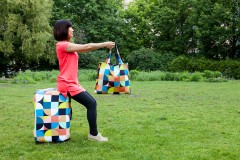 Чехол для чемодана малый «Circles» - Фото 4