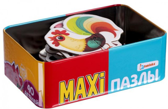 Макси-пазлы «Весёлые зверята»