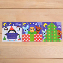 Геоборд двусторонний «Новогодний» - Фото 1