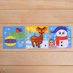 Геоборд двусторонний «Новогодний» - Фото 2