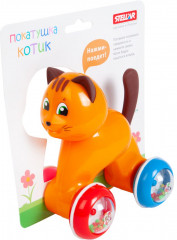 Игрушка-покатушка «Котик» - Фото 1