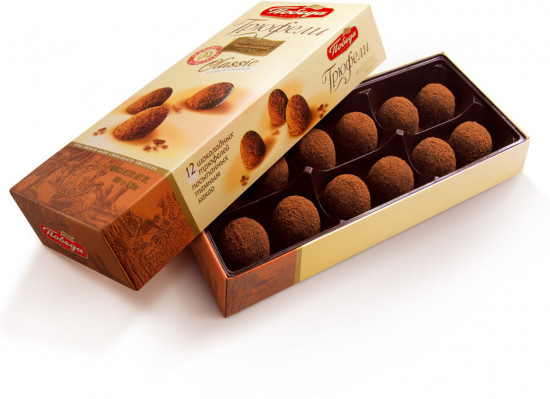 Трюфели шоколадные с темным какао