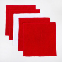 Набор полотенец в корзинке «Снежинка» - Фото 1