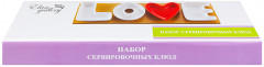 Набор блюд сервировочных «Love-v красное» - Фото 1