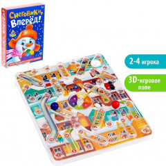 Игра настольная «Снеговики, вперёд!» - Фото 1
