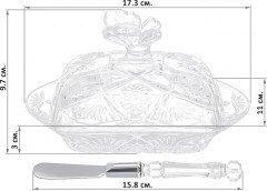 Масленка «Бабочка» - Фото 1