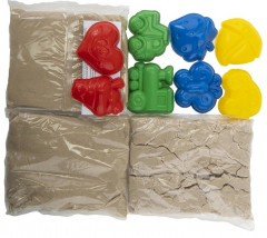 Песок кинетический с формочками - Фото 2