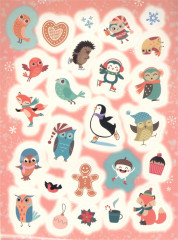 100 наклеек. Самые зимние наклейки - Фото 2
