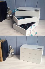 Шкатулка «Spindle», белая - Фото 3