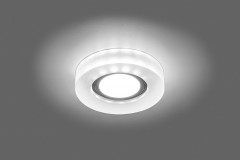 Светильник встраиваемый со светодиодной подсветкой Feron CD8080 - Фото 1