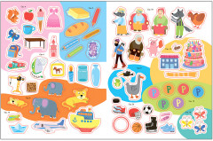 Школа семи гномов. Активити с наклейками. Речь, грамота 4+ - Фото 3