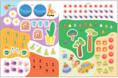 Школа семи гномов. Активити с наклейками. Счет, форма, величина 4+ - Фото 3