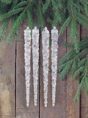 Набор ёлочных игрушек «Сосулька» - Фото 1