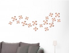 Декор для стен «Wallflower» (9 элементов), бронза - Фото 1