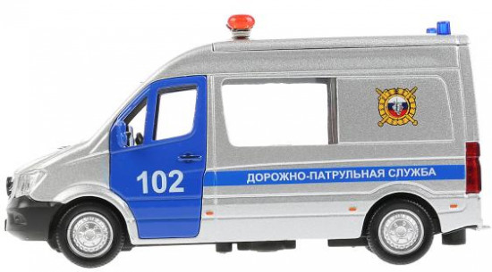 Машина металлическая «Mercedes Benz Sprinter Полиция»