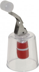 Пробка для бутылки с зажимом «Стаканчик» - Фото 1