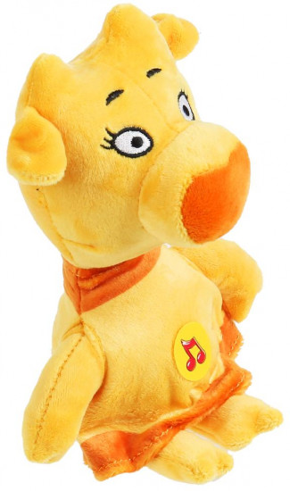 Игрушка мягкая «Оранжевая корова Зо»