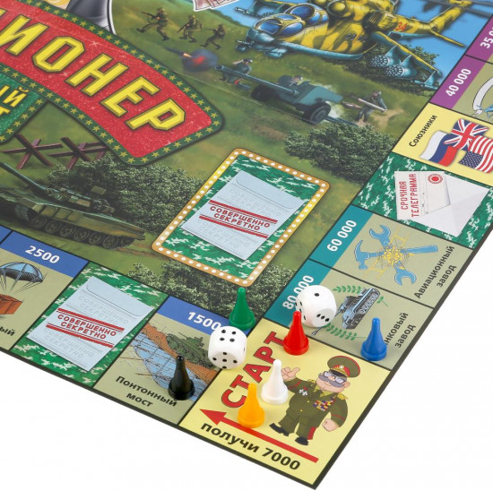 Игра настольная «Миллионер. Военный магнат»