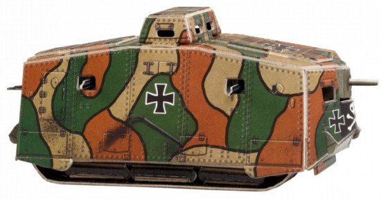 Модель сборная «Танк A7V Sturmpanzerwagen»