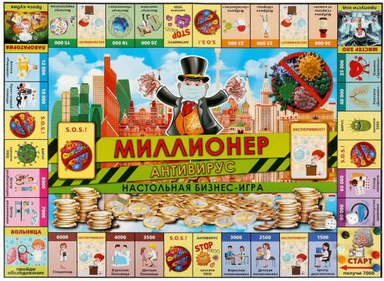 Игра настольная «Миллионер. Антивирус»
