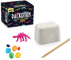 Мини-набор для проведения раскопок «Скелет динозавра» - Фото 1