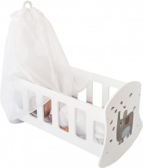Люлька для куклы с балдахином «Крошка Ви» - Фото 2