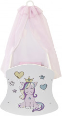 Люлька для куклы с балдахином «Крошка Мили» - Фото 1