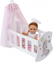 Люлька для куклы с балдахином «Крошка Мили» - Фото 2
