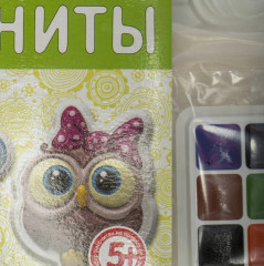 Набор для изготовления магнитов из гипса «Маленькие совята» - Фото 3