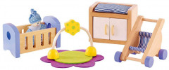 Мебель для кукольного домика «Комната для малыша» - Фото 3