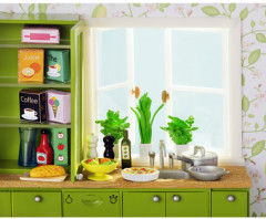 Набор кухонных аксессуаров для кукольного дома - Фото 1