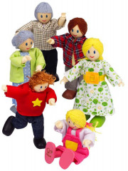 Набор мини-кукол «Счастливая европейская семья» - Фото 1