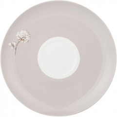 Бульонница с блюдцем «Белый цветок» - Фото 2