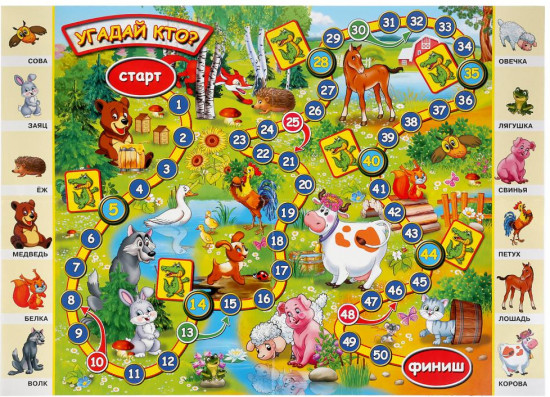 Игра настольная «Угадай кто?»