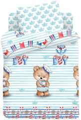 Комплект постельного белья «Мишка морячок» - Фото 1