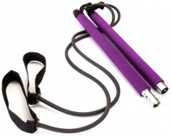 Палка гимнастическая с эспандерами «Пилатес студио» - Фото 2