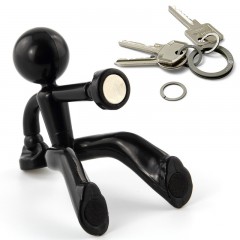 Держатель для ключей магнитный «Key Pete», черный - Фото 1