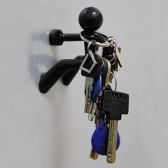 Держатель для ключей магнитный «Key Pete», черный - Фото 2