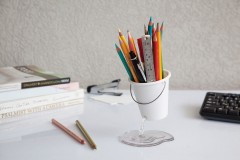 Органайзер для рабочего стола «Desk Bucket», белый - Фото 2