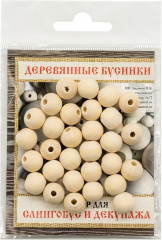 Набор деревянных бусин - Фото 1