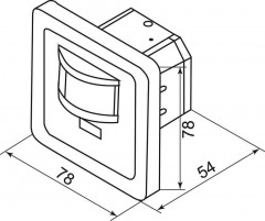 Датчик движения и освещенности SEN1A/LX2000 - Фото 1