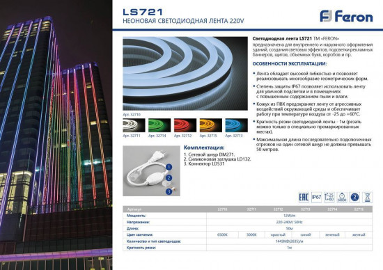 Лента светодиодная LS721